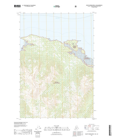United States Geological Survey Mount Fairweather A-1 NE, AK (2021, 25000-Scale) digital map
