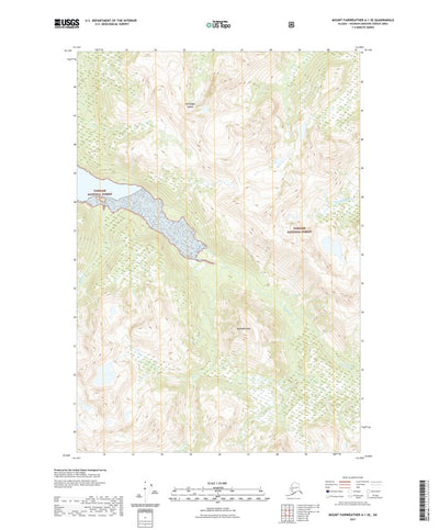 United States Geological Survey Mount Fairweather A-1 SE, AK (2021, 25000-Scale) digital map