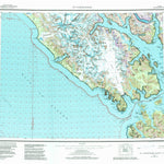 United States Geological Survey Mount Fairweather, AK (1961, 250000-Scale) digital map