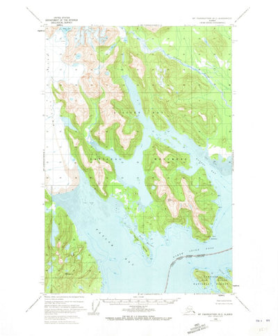 United States Geological Survey Mount Fairweather B-2, AK (1948, 63360-Scale) digital map
