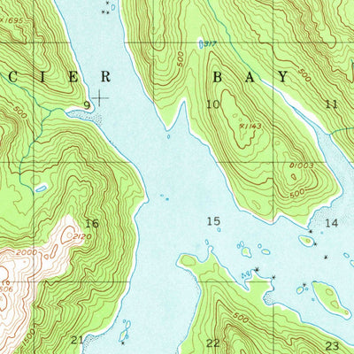 United States Geological Survey Mount Fairweather B-2, AK (1948, 63360-Scale) digital map