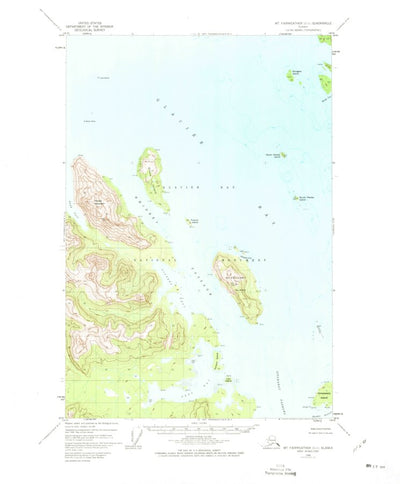 United States Geological Survey Mount Fairweather C-1, AK (1948, 63360-Scale) digital map