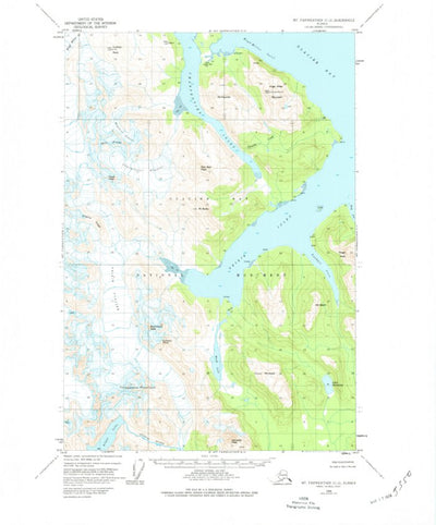 United States Geological Survey Mount Fairweather C-2, AK (1948, 63360-Scale) digital map