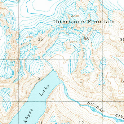 United States Geological Survey Mount Fairweather C-2, AK (1948, 63360-Scale) digital map