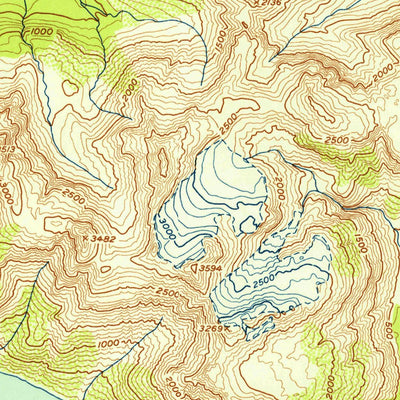 United States Geological Survey Mount Fairweather D-1, AK (1954, 63360-Scale) digital map