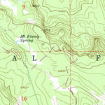 United States Geological Survey Mount Fanny, OR (1965, 24000-Scale) digital map