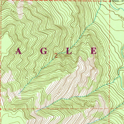 United States Geological Survey Mount Fanny, OR (1965, 24000-Scale) digital map