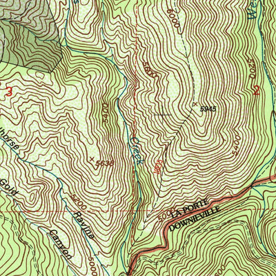United States Geological Survey Mount Fillmore, CA (2000, 24000-Scale) digital map