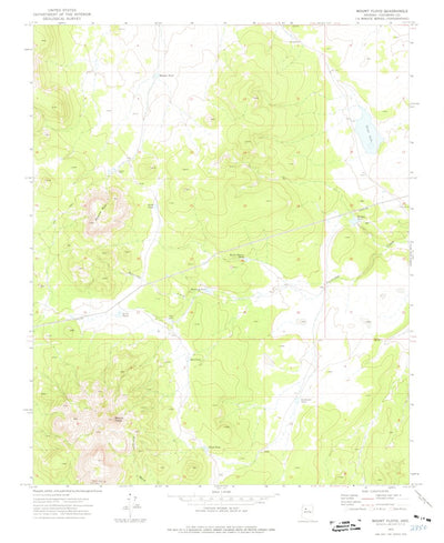United States Geological Survey Mount Floyd, AZ (1973, 24000-Scale) digital map