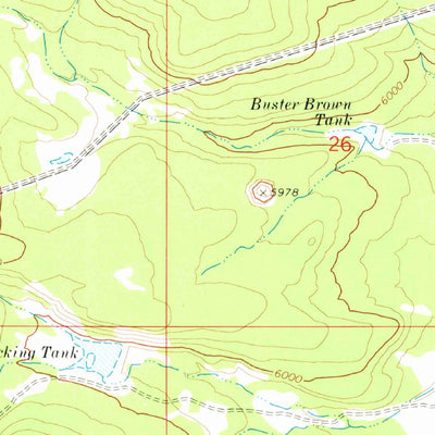 United States Geological Survey Mount Floyd, AZ (1973, 24000-Scale) digital map