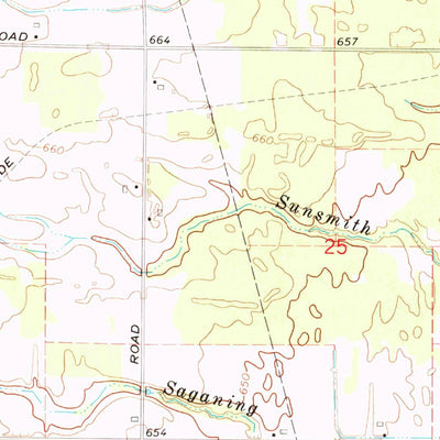 United States Geological Survey Mount Forest, MI (1967, 24000-Scale) digital map