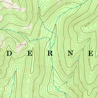 United States Geological Survey Mount George, ID (1966, 24000-Scale) digital map