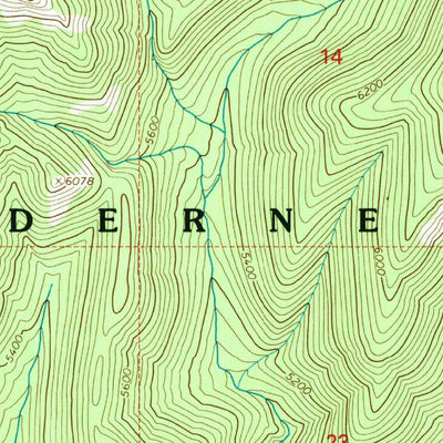 United States Geological Survey Mount George, ID (1998, 24000-Scale) digital map