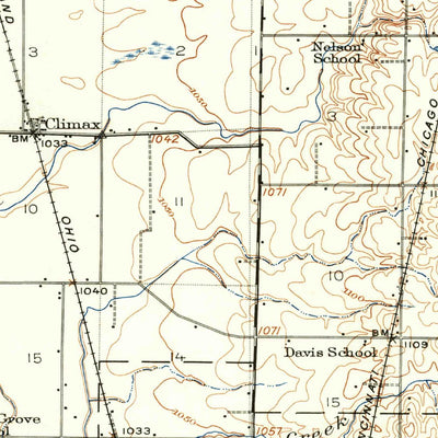 United States Geological Survey Mount Gilead, OH (1913, 62500-Scale) digital map