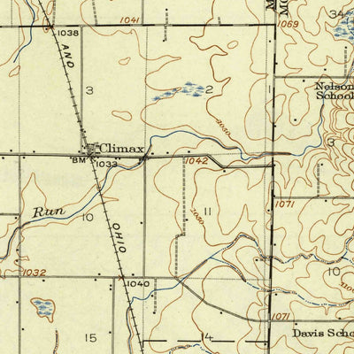 United States Geological Survey Mount Gilead, OH (1916, 62500-Scale) digital map