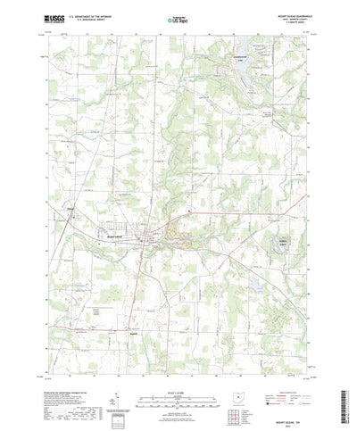 United States Geological Survey Mount Gilead, OH (2023, 24000-Scale) digital map