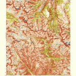 United States Geological Survey Mount Goddard, CA (1951, 62500-Scale) digital map