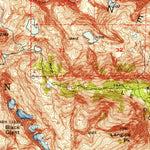 United States Geological Survey Mount Goddard, CA (1951, 62500-Scale) digital map