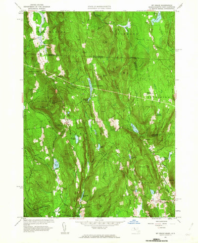 United States Geological Survey Mount Grace, MA-NH (1961, 24000-Scale) digital map