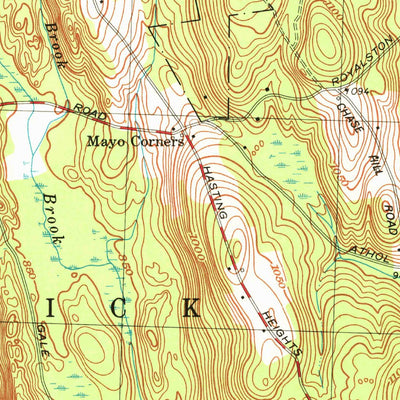 United States Geological Survey Mount Grace, MA-NH (1977, 25000-Scale) digital map