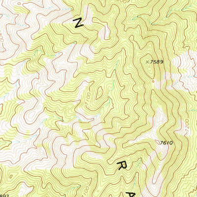United States Geological Survey Mount Grafton NE, NV (1973, 24000-Scale) digital map