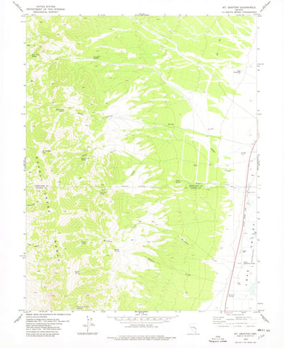 United States Geological Survey Mount Grafton, NV (1978, 24000-Scale) digital map