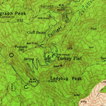 United States Geological Survey Mount Graham, AZ (1942, 62500-Scale) digital map