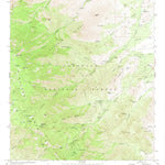 United States Geological Survey Mount Graham, AZ (1972, 24000-Scale) digital map
