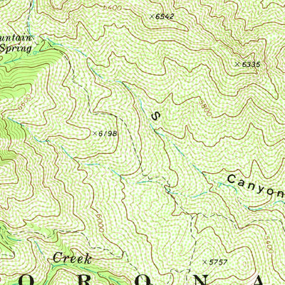 United States Geological Survey Mount Graham, AZ (1972, 24000-Scale) digital map