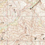 United States Geological Survey Mount Graham, AZ (1996, 24000-Scale) digital map
