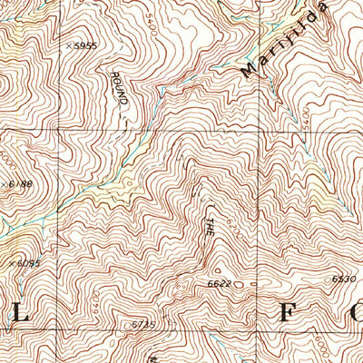 United States Geological Survey Mount Graham, AZ (1996, 24000-Scale) digital map