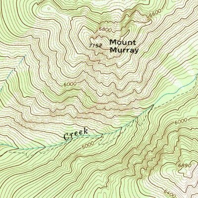 United States Geological Survey Mount Grant, MT (1964, 24000-Scale) digital map