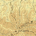 United States Geological Survey Mount Guyot, TN-NC (1893, 125000-Scale) digital map