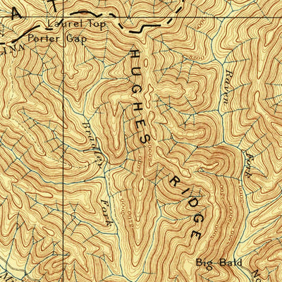United States Geological Survey Mount Guyot, TN-NC (1893, 125000-Scale) digital map