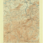 United States Geological Survey Mount Guyot, TN-NC (1912, 125000-Scale) digital map