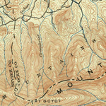 United States Geological Survey Mount Guyot, TN-NC (1912, 125000-Scale) digital map