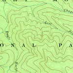 United States Geological Survey Mount Guyot, TN-NC (1964, 24000-Scale) digital map
