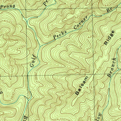 United States Geological Survey Mount Guyot, TN-NC (2000, 24000-Scale) digital map