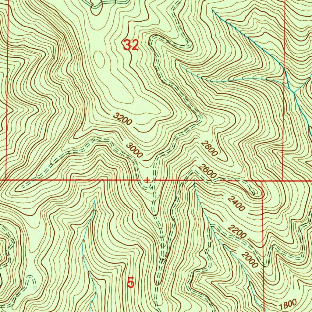 Mount Hagan, OR (1997, 24000-Scale) Map by United States Geological ...