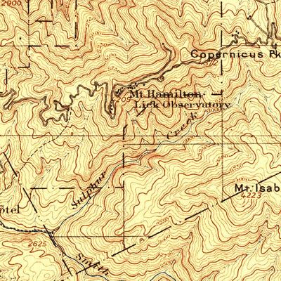 United States Geological Survey Mount Hamilton, CA (1897, 62500-Scale) digital map