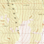 United States Geological Survey Mount Hamilton, NV (1990, 24000-Scale) digital map