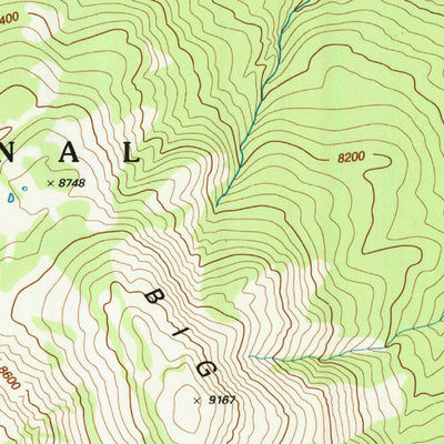 United States Geological Survey Mount Hancock, WY (1996, 24000-Scale) digital map