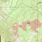 United States Geological Survey Mount Harkness, CA (1995, 24000-Scale) digital map