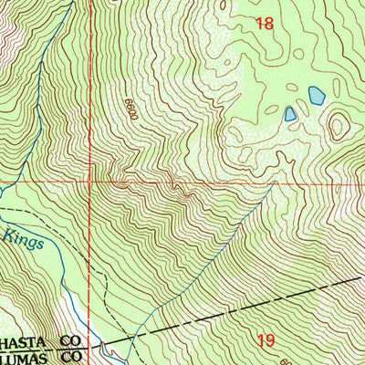 United States Geological Survey Mount Harkness, CA (1995, 24000-Scale) digital map