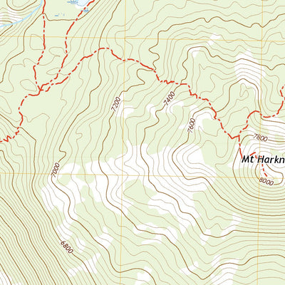 United States Geological Survey Mount Harkness, CA (2022, 24000-Scale) digital map