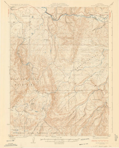 United States Geological Survey Mount Harris, CO (1926, 62500-Scale) digital map
