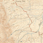 United States Geological Survey Mount Harris, CO (1926, 62500-Scale) digital map