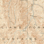 United States Geological Survey Mount Harris, CO (1926, 62500-Scale) digital map
