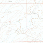 United States Geological Survey Mount Harris, CO (1971, 24000-Scale) digital map