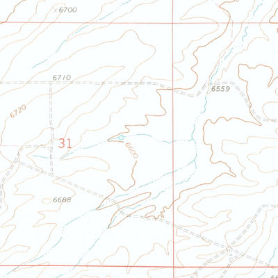 United States Geological Survey Mount Harris, CO (1971, 24000-Scale) digital map